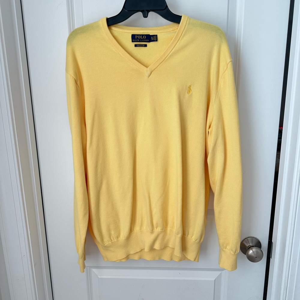 Polo Ralph Lauren Men's Cotton V-Neck Sweater